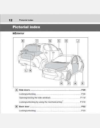 toyota yaris 2021 owners manual